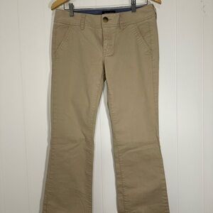 American Eagle Outfitters Tan Flare Jeans